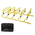 thumbnail image 5 of 5 Pieces Agility Hurdles Speed Training Athletic Equipment Adjustable Height PVC for Football Soccer Athletes, 5 of 9
