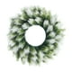 thumbnail image 2 of Corona navideña para puerta principal, corona artificial, adorno para oficina y hogar, decoración navideña 45 centímetros, 2 of 9