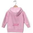 thumbnail image 2 of Surfer Baby "Surfer Girls Rule Girls Infant Zip-Up Fleece Hoodie Sweatshirt (6 mos) Pink, 2 of 3