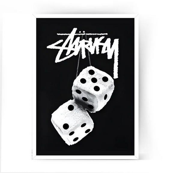 HOme Decor- Stussy Dices Poster Size 24''x36''-Gategoo