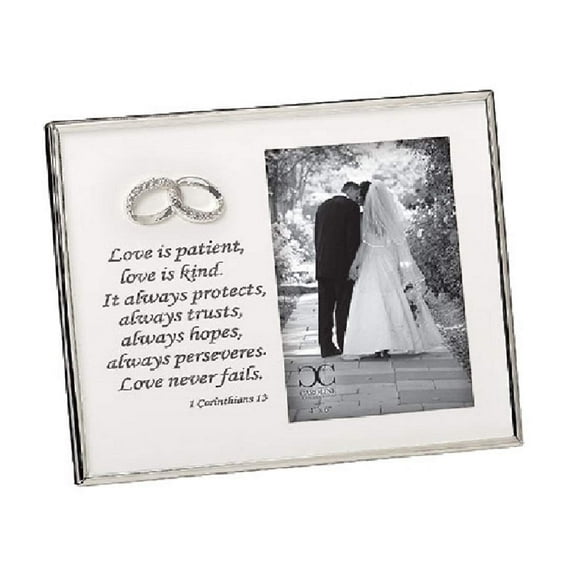 Roman 19899 Mr. and Mrs. Matte Frame, 7-inch Height, Iron