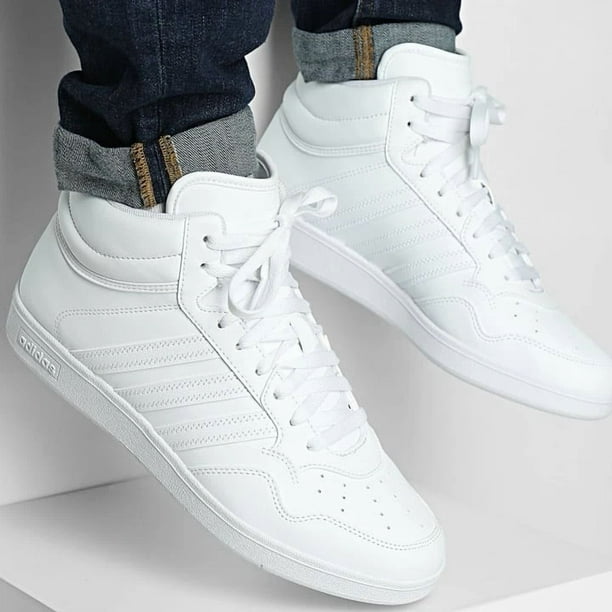 Ad-id-as Hoops 4.0 Mid Men’s Athletic Shoe White Sneakers Footwear Trainers #996