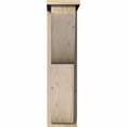 thumbnail image 2 of 7 1/2"W x 14"D x 30"H Crestline Smooth Corbel w/Backplate, Douglas Fir, 2 of 9