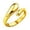 Gold, variant on Water Drop Ring – S925 Silver Plated Hand Jewelry Korean Style Water Drop Ring Elegant Accessory for Women and, Silver
