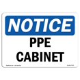 thumbnail image 1 of SignMission OS-NS-A-710-L-17755 7 x 10 Po Panneau d'Affichage OSHA - Armoire PPE, 1 of 1