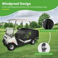 thumbnail image 7 of 10L0L Golf Cart Seat Cover Protector for Yamaha EZGO Club Car 4 Passenger,Universal Waterproof Golf Cart Cover Accessories, 7 of 7