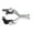 Silver, variant on Scooter Motorcycle Brake Clutches Lever Hydraulic Brake Handle with LED Light Motorcycle Accessories