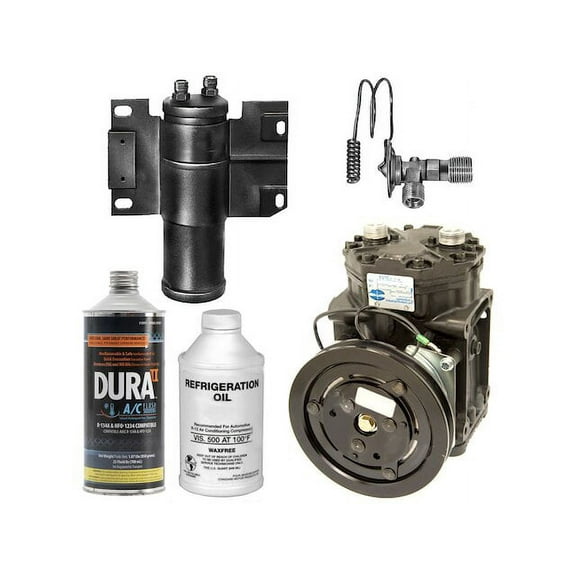 A/C Compressor Kit - Compatible with 1973 - 1979 Ford F-100 1974 1975 1976 1977 1978