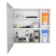 thumbnail image 4 of TUHOME Oman Medicine Cabinet - Color White - Material Engineered Wood, 4 of 8