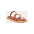 thumbnail image 2 of Frye Femmes FAYE SLIDE STRAPPY Sandale en Cuir de COGNAC/OYSTER, 2 of 7