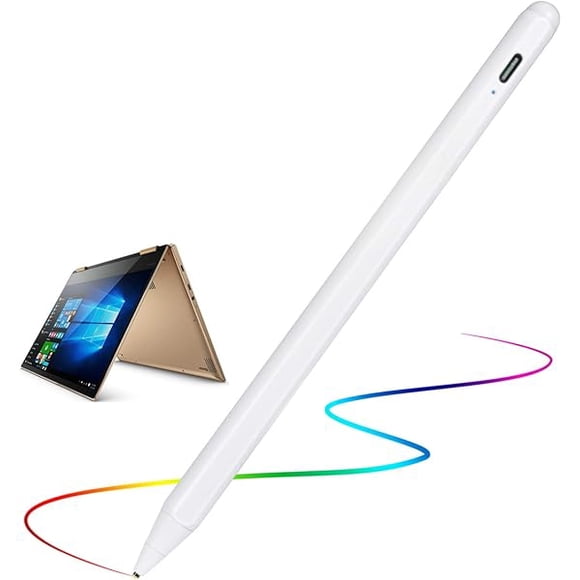 LinQingQ Stylus Pens for Lenovo Yoga Tab Pencil, Capacitive High Sensitivity Digital Pencil with 1.5mm Ultra Fine Tip Stylus Pencil for Lenovo Yoga Tab Pen, White
