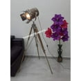 thumbnail image 3 of Nautical Studio Wooden & Chrome Finish Wooden Lamp Stand, 3 of 4