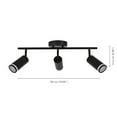 thumbnail image 2 of Xtricity - 3 Head Track Light, 19.69" Width, From the Valegro Collection, Black, 2 of 4