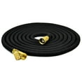thumbnail image 4 of Expandable Garden Hose 100FT/75FT/50FT/25FT with 3/4" Solid Brass Connector, Flexible Garden Watering Hose Reels, Black, 4 of 6