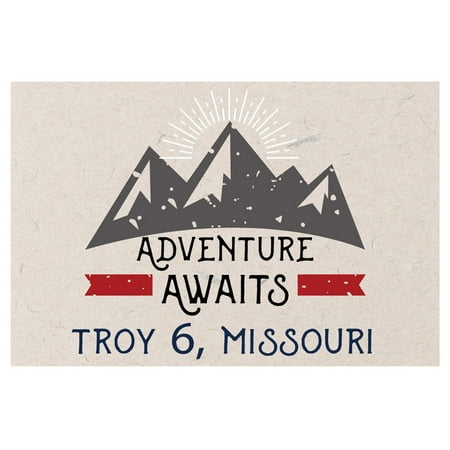 

Troy 6 Missouri Souvenir 2x3 Inch Fridge Magnet Adventure Awaits Design