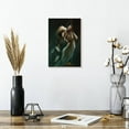 thumbnail image 2 of Elephant Stock The Catch Mermaid Wall Art - Vertical Canvas Wall Art - Living Room Wall Decor - Fantasy And Sci-fi Canvas - Teal And Beige Decor By Echo Chernik - 8" x 12", 2 of 4