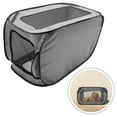 thumbnail image 2 of Asiento de coche para perrera, cojín para perro, perrera de seguridad para mascotas, cojín antideslizante para cama de coche para perros para viajes, 2 of 6