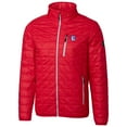 thumbnail image 2 of Cutter & Buck Red Fresno State Bulldogs Primary Team Logo Rainier PrimaLoft Eco Insulated Full-Zip Puffer Jacket, 2 of 3