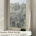 thumbnail image 4 of funlife Original Frosted Window Film, Spring Thistle Double Sided Static Cling Window Cling, Summer Non-Adhesive Glass Windows Decor for Window Glass Door, Daisy Flower and Botanical, 58 x 120cm, 4 of 5