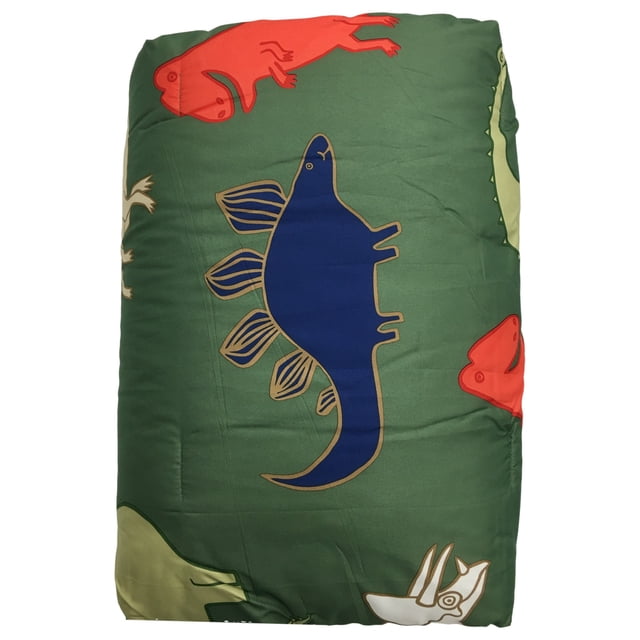Pillowfort Dinosaur Full Queen Comforter Set, Kids 3 Piece Dino Bedding