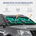 thumbnail image 4 of Windshield Sun Shade, Northern Lights Foldable Car Sun Shade Windshield for Front, 2 Pieces, 4 of 7