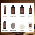 thumbnail image 3 of Sets de baño y gel de baño BODY & EARTH Sandalwood para hombre, 8 piezas, 3 of 7