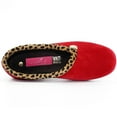 thumbnail image 4 of Lunar Womens Paloma Leopard Print Slippers, 4 of 6