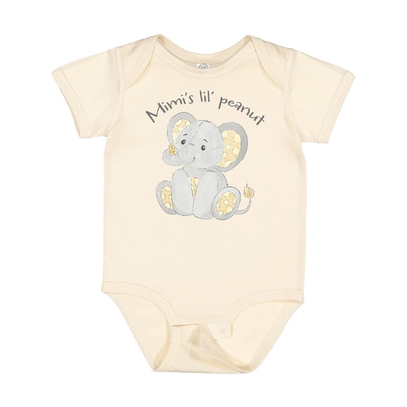 Inktastic Mimi's Lil' Peanut Boys or Girls Baby Bodysuit