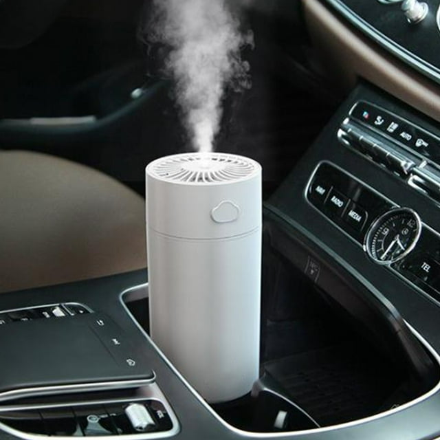 JWshufel Portable USB Powered Humidifier 13.5 fl oz Quiet Cool Mist for Bedroom Office Large Room Baby Safe Smart Sensor with Auto Shut Off Easy Clean Moisturizes Dry Air and Skin