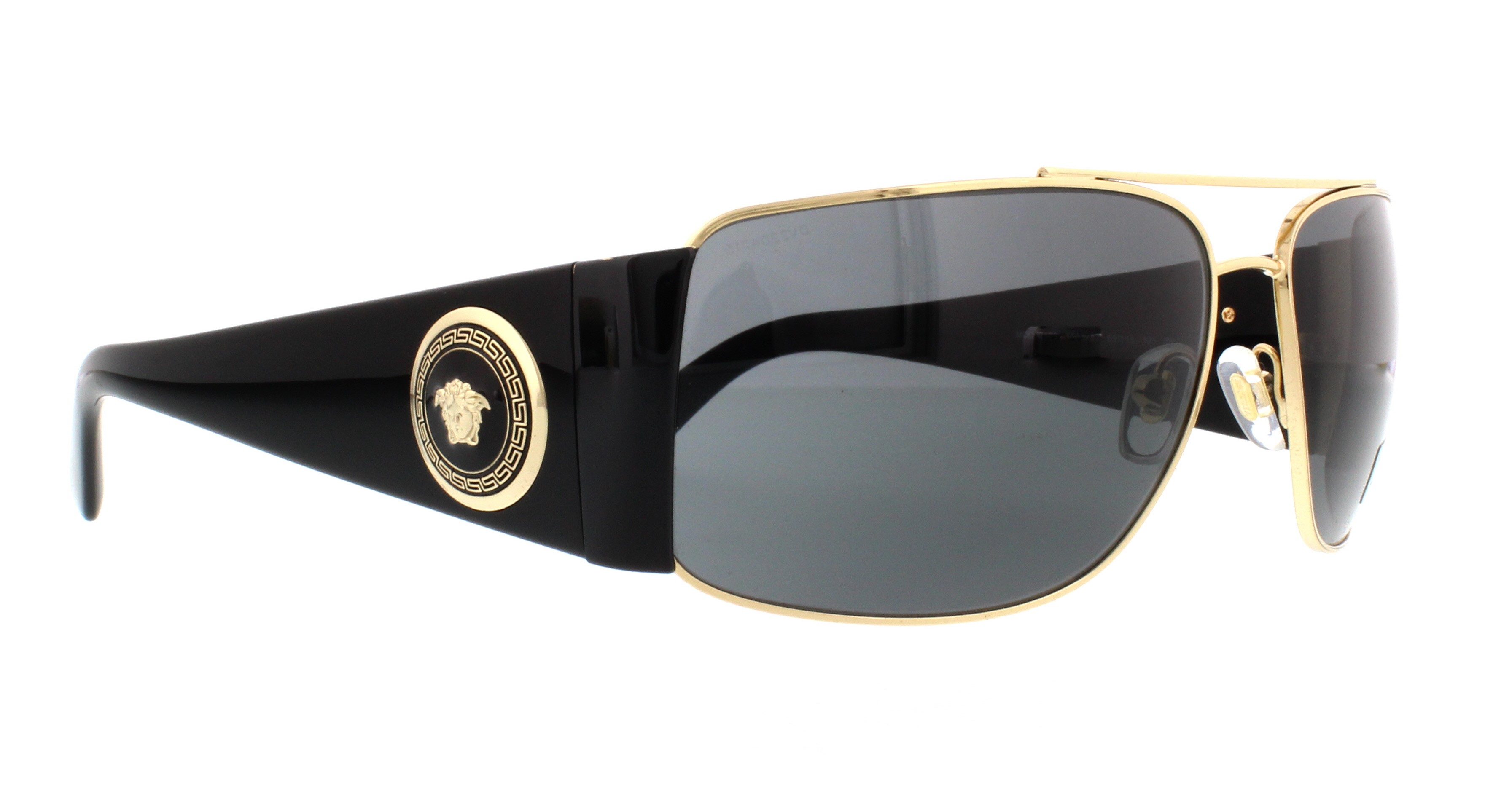Versace VE2163-100287-63 Black Aviator Sunglasses - image 2 of 7