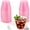 Pink, variant on Gogcaro 50PCS 9 oz Pink Plastic Cups for Cold Beverages, Disposable Plastic Cups Tumblers, Heavy Duty Cocktail Cup for Parties, Weedings, Events and Gatherings