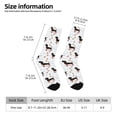 thumbnail image 2 of Balery Dachshund Dog Calcetas Largas con Estampado para Hombre y Mujer – Suaves y Transpirables, Talla Única (US 5-11), 2 of 6