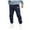 Navy, variant on OJinShaWanO Petite Pants Mens Autumn and Winter High Street Fashion Leisure Loose Sports Outdoor Running Sweater Pants Trousers Pants
