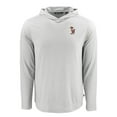 thumbnail image 2 of Men's Cutter & Buck Gray Minnesota Golden Gophers Coastline Epic Comfort Eco Recycled Long Sleeve Hoodie T-Shirt, 2 of 3