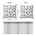thumbnail image 2 of Pofeuu Colorful Grass Print Double-sided plush pillowcase Square Throw Pillow Covers Pillows Cover for Living Room Bedroom Sofa Couch Cushion Cover（No pillow core）-24"x24", 2 of 7
