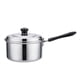 thumbnail image 2 of Cacerola antiadherente con tapa, olla de cocina de metal con mango largo, olla para leche, olla para cocinar 14cm, 2 of 9