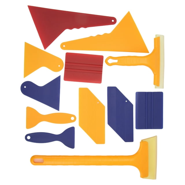 Wrapping Tool, ABS Rubber Window Tint Tool 12PCS Edge Closing for Car Sticker Color Change Films
