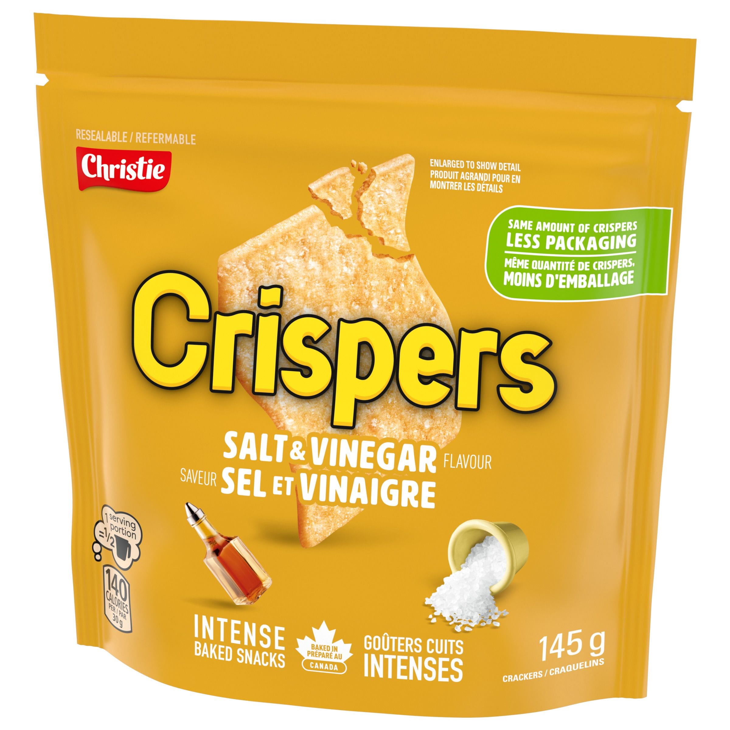Crispers, Salt and Vinegar Flavour, Salty Snacks, Is It a Chip or a Cracker