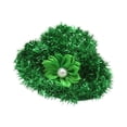 thumbnail image 2 of Pinza para el pelo del día de San Valentín, pinza para el pelo con forma de sombrero, tocado verde para fiesta para mujeres y niñas. Flor, 2 of 9
