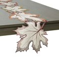 thumbnail image 2 of Design Imports CAMZ34213 Embroidered Maple Leaves Table Runner, 2 of 2