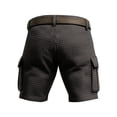 thumbnail image 5 of Sweat Shorts Men Outdoor Lightweight Breathable Hiking Fishing Cargo Shorts Textured Summer Casual Athletic Bottom with Pockets, 5 of 5