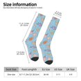 thumbnail image 7 of Knee High Socks for Men and Women, Conch Shells Print No.904 Althletic Compression Socks, Support Long Tube Socks for Outdoor Sport, Calf Socks, High Stockings for Women Men, 7 of 7