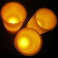 thumbnail image 4 of Flameless LED Pillar Candles - 6 Inch Battery Operated LED Candles (Set of 3), 4 of 5