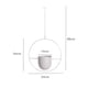 thumbnail image 3 of Macetas Colgantes de Metal Shamjiam Modernas para Interiores y Exteriores, 3 of 4