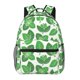 thumbnail image 1 of Disketp Green Leaves Mochila Estampada para Hombre y Mujer – Mochila Ligera Clásica con Múltiples Bolsillos para Universidad, Trabajo y Viajes-One Size, 1 of 5