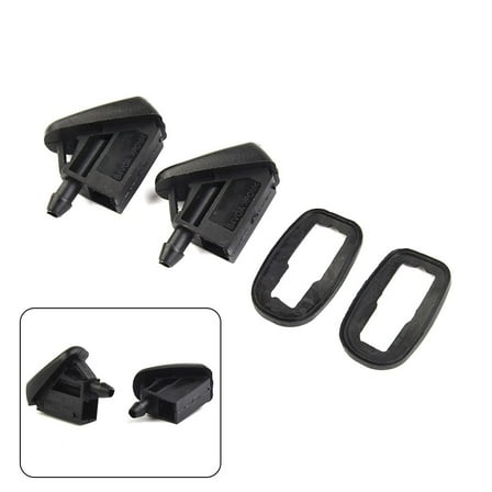 2Pcs Front Windscreen Wiper Washer Nozzle Jet Spray For Ford Focus Mondeo
