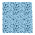 thumbnail image 2 of Ambesonne Japanese Print Shower Curtain, Classic Flora Art, 69"Wx70"L, Pale Azure Blue Teal, 2 of 4