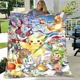 thumbnail image 2 of Manta ligera con estampado de Pokémon de anime japonés para sala de estar, dormitorio, habitación de niños, manta cálida, regalo de Navidad, 2 of 5