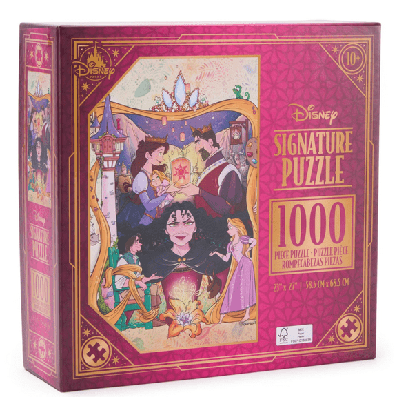 Disney Signature Puzzle Tangled 1000 Piece Puzzle Rapunzel Mother Gothel New