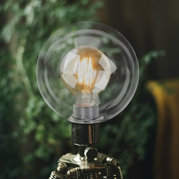 MLINS 2pcs Glass Lampshade Decorative Light Shade Bubble Chandelier Shade G9 Oil Lamp Globe Shades